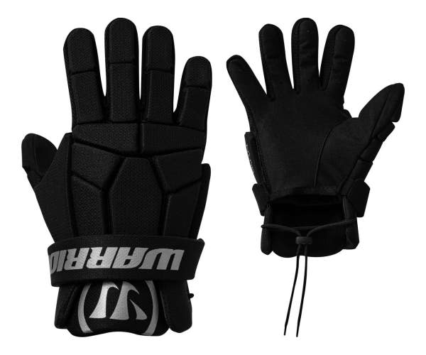 New Warrior Burn Next Lacrosse Gloves Black Size Small 11735-WARBNG3-BK-S