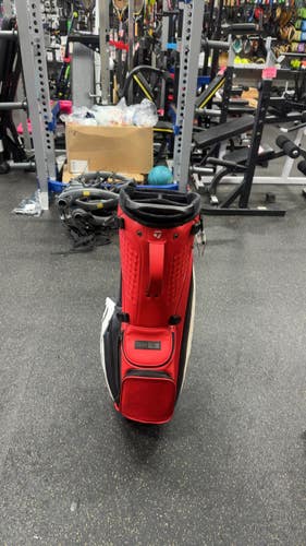Used Taylormade STEALTH TOUR STAND BAG Mens Stand Bag Red 11337-S000500143