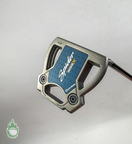 Used Right Handed TaylorMade Spider Tour X X3 33" Putter Black Steel Golf Club