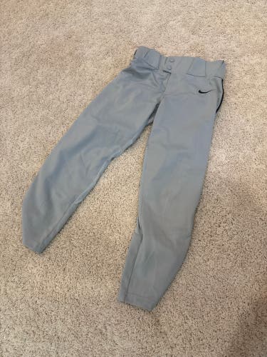 Gray Men's Medium Youth Nike Game Pants (Used)