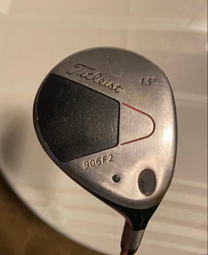 Titleist 906F2 13° Fairway Wood Dynamic Gold Steel Shaft Stiff Golf Pride Grip