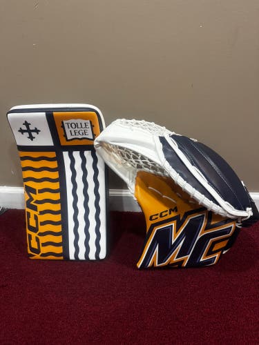 CCM Axis Pro Pro Stock Glove & Blocker (New) Item#MCWH