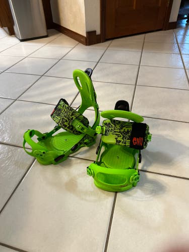 Men's Large GNU PSYCH Snowboard Bindings (New)