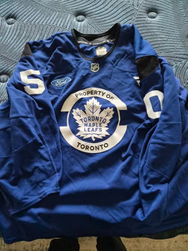 Blue Goalie Cut Men's Adidas Jersey
