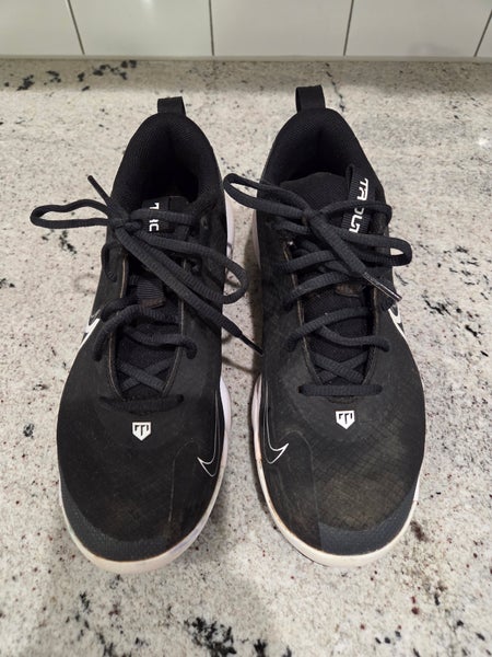 Nike Force Trout 9 Youth Baseball Cleats Size 5Y Black/White