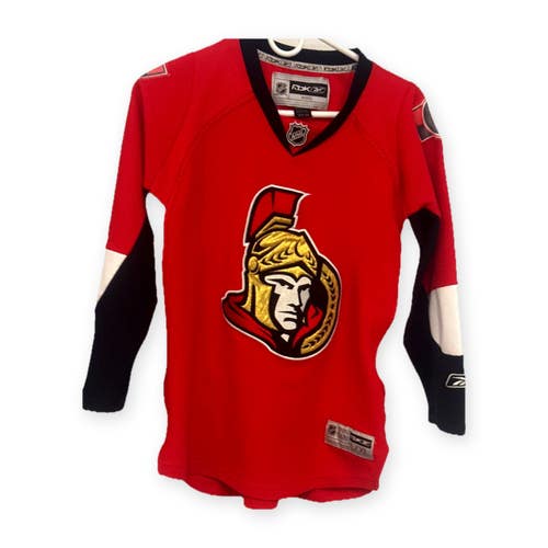Reebok CCM Ottawa Senators NHL Hockey Jersey Red Home Blank Youth L/XL