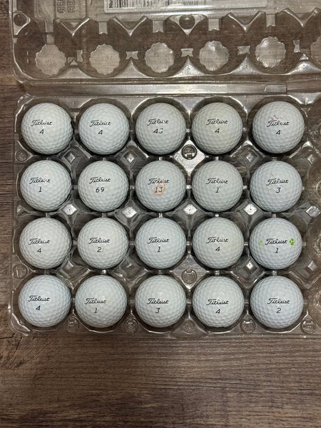 20 Titleist Pro V1 Golf Balls - Latest 2025-2026 Model, 4A Near Mint Condition