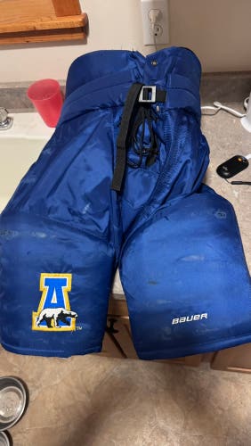 Men's Senior Medium Bauer Nexus Pro Hockey Pants Pro Stock University of Alaska Fairbanks Nanooks