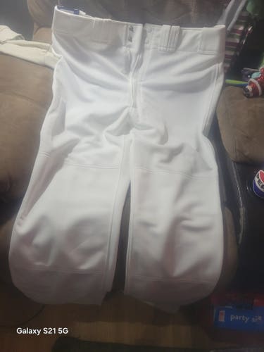 White Men's XXL Adult Mizuno Game Pants (New)
