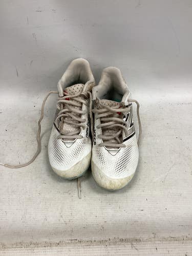 Used New Balance FREEZE LAX Cleats Mens White Senior 5 11851-S000054909