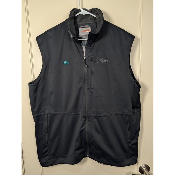 Sitka Jetstream Vest Mens 2XL Black Gore-Tex Infinium Windstopper Softshell 2XL