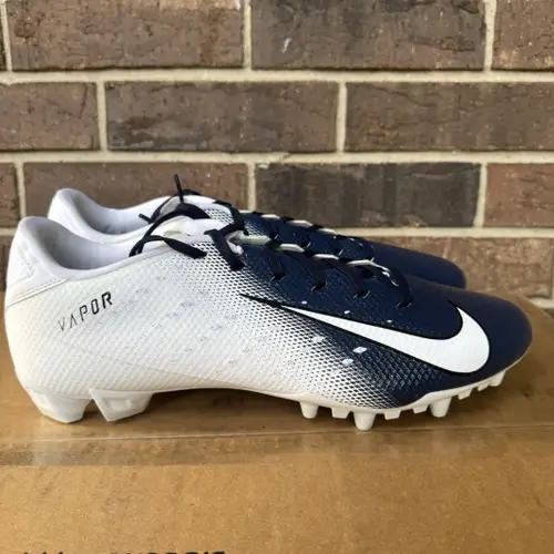 Nike Vapor Untouchable Speed 3 TD Football Cleats White Navy Size 14 AO3034-107 NEW