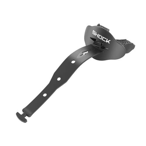 New Shock Doctor Bolt Airflow Lipguard Mouthguard with Strap Black (BLK) 11735-SHDSD11260-00001