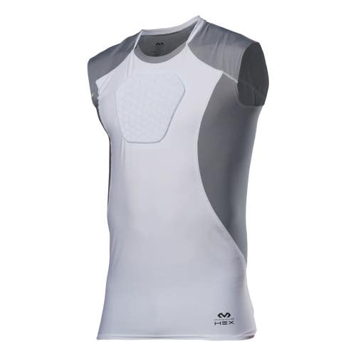 New McDavid Hex Sternum Shirt Padded Compression Shirt Youth Medium (YMD) 11735-SHDMD7610-13-T