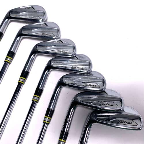 LEFTY Titleist 718 AP2 Iron Set 4-PW True Temper AMT S300 Black Stiff LH +1/2''