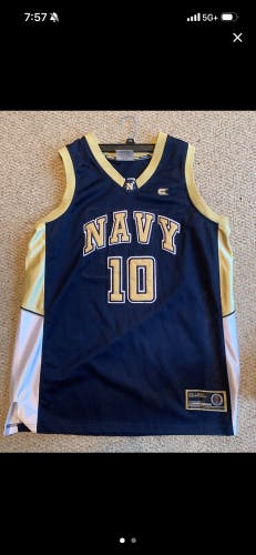 Navy Basketball Large Jersey