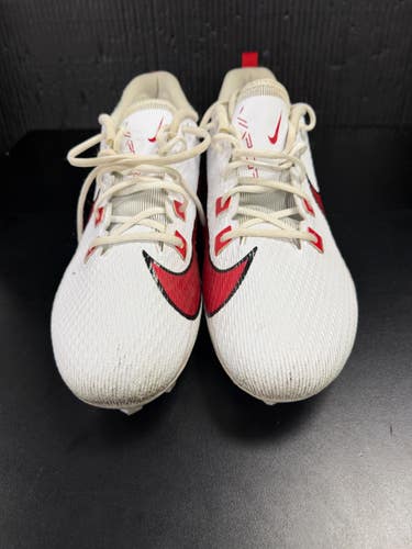 Used Nike VAPOR Adult FB Cleats Cardinal And White Senior 14 11849-S000045744