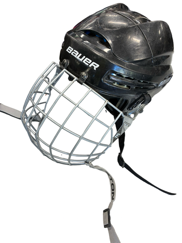 Used Bauer BAUER HOCKEY HELMET MD Helmet Cage Combo Black MD 11682-S000141280