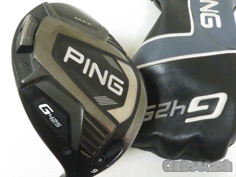 PING G425 Max Driver 9° HZRDUS Smoke RDX Red 60g 6.0 Stiff Flex +Cover