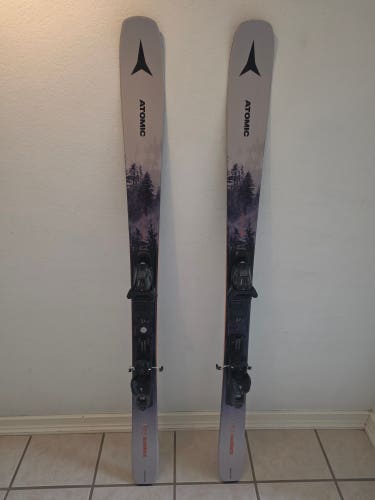 Unisex 2025 Atomic 153 cm All Mountain Maverick 84 Skis With Bindings Max Din 10 (Used)
