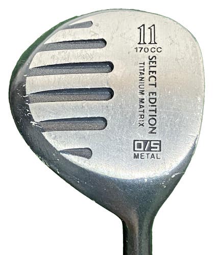 Select Edition 170cc Metal 11 Wood 27* RH Ladies Graphite 40" New Mid Grip HC