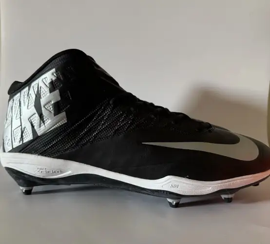Nike Zoom Code Elite 3/4 D Football Cleats 18 Black Silver 603369-002 New