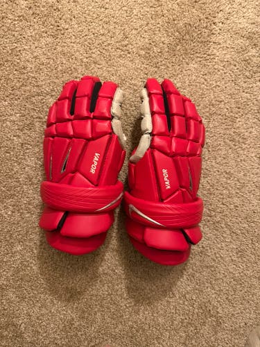 Red Nike Vapor Lacrosse Gloves (Used)