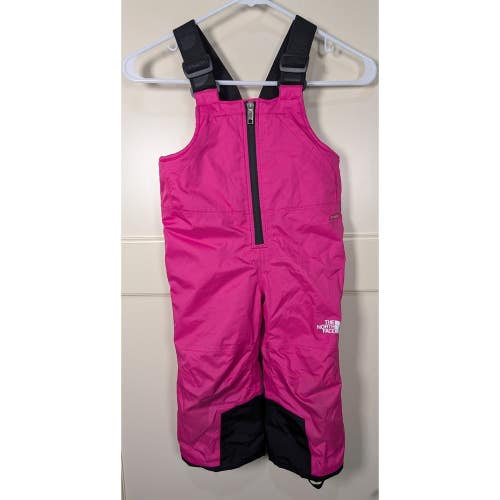 The North Face Kids Freedom Insulated Bibs Pink DryVent Snow Pants Bib