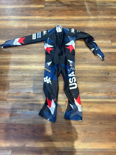 Men's Medium 2022 U.S. Ski Team Ski Suit (Used) FIS Legal