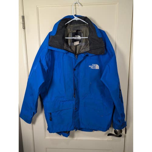 The North Face Gore-Tex Mountain Jacket Mens XL Blue Waterproof Shell Vintage