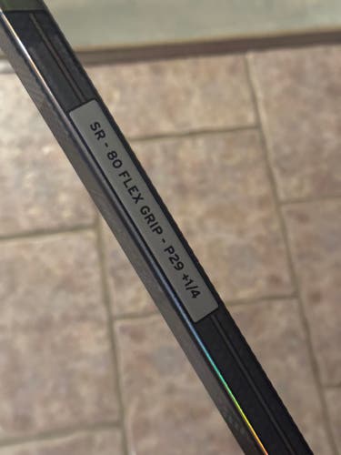 CCM XF Ghost Right RH Stick P29 + 1/4 80 Flex