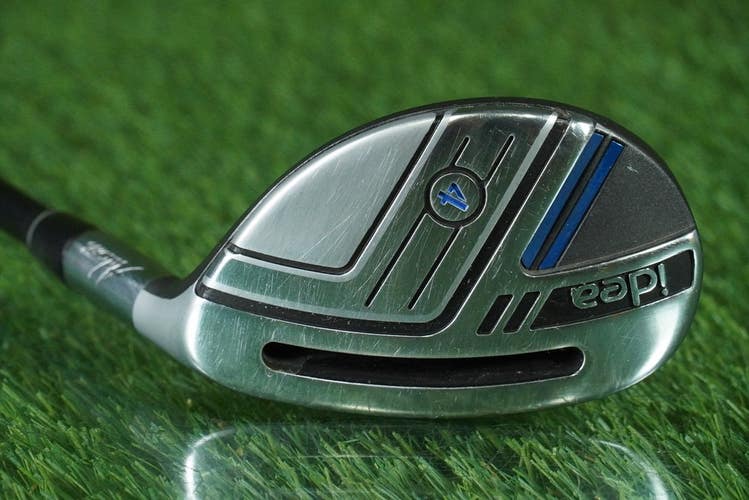 ADAMS IDEA 2014 4 HYBRID IRON 4H MITSUBISHI RAYON BASSARA X5CT RH & NEW GRIP!