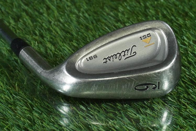 TITLEIST DCI 981 9 IRON TRUE TEMPER RELEASE REGULAR FLEX STEEL SHAFT RH ~ LOOK!!