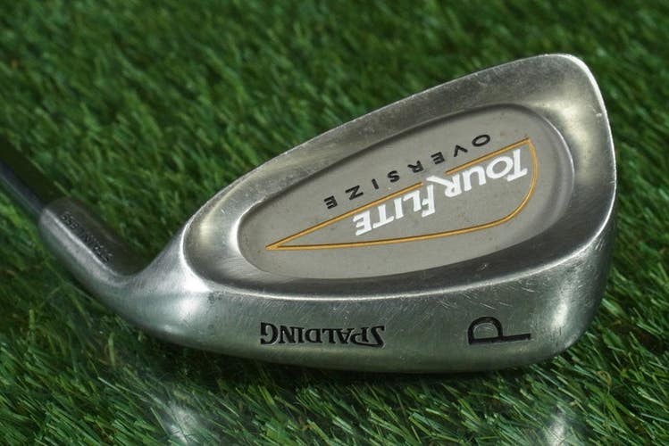 SPALDING TOUR FLITE OVERSIZE PITCHING WEDGE "P" BRUNSWICK REGULAR FLEX STEEL RH