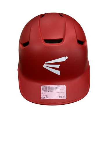 Used Easton HELMET Batting Helmet No Mask Red One Size 11613-S000192640