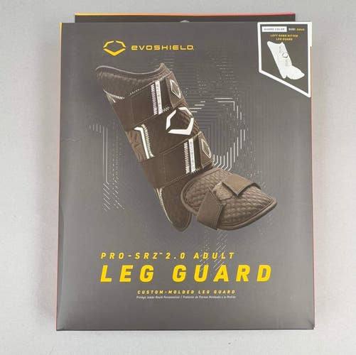 EvoShield Pro-SRZ 2.0 Adult Leg Guard (White) Left Hand Hitter