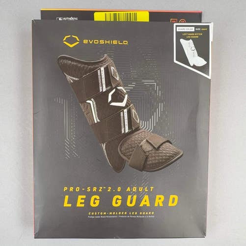 EvoShield Pro-SRZ 2.0 Adult Leg Guard (White) Left Hand Hitter
