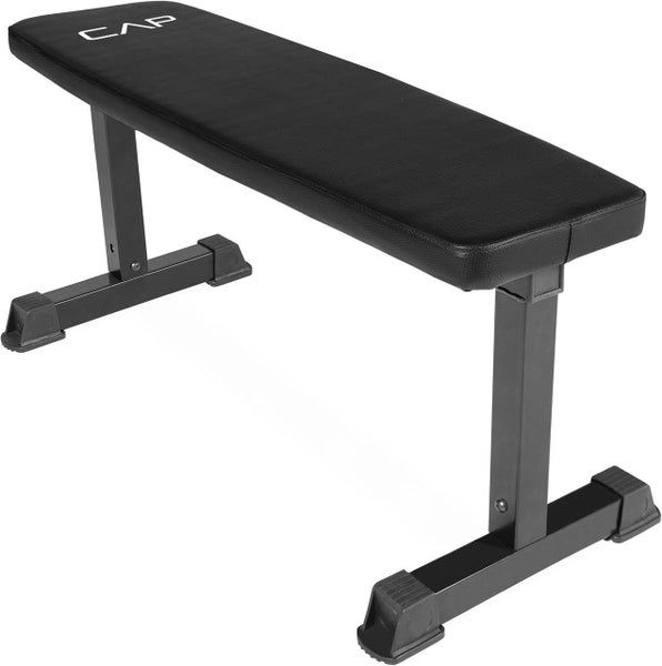 New CAP Flat Bench Weight Bench Black 11735-CAPFM-703B