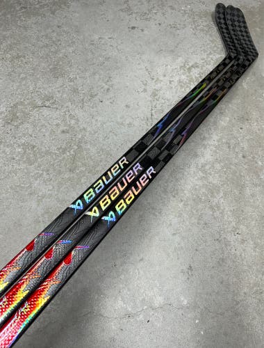 3 PACK 95 Flex P28M Senior Bauer Flylite Left Hand Hockey Stick Pro Stock (New)