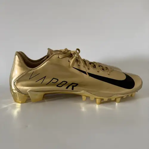 Nike Vapor Jet 4.2 Low Football Cleats 13.5 Metallic Gold CI7823-700 New