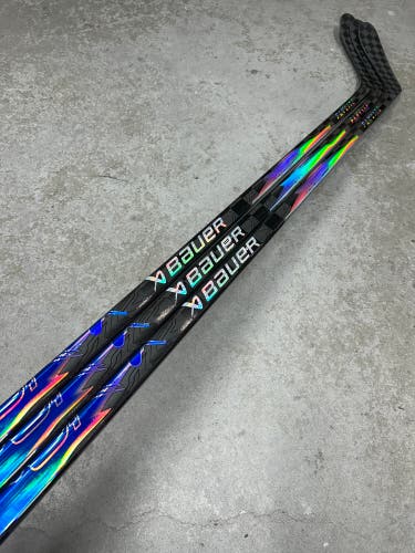 3 PACK 77 Flex P28 Senior Bauer Flylite Left Hand Hockey Stick (New) Pro Stock