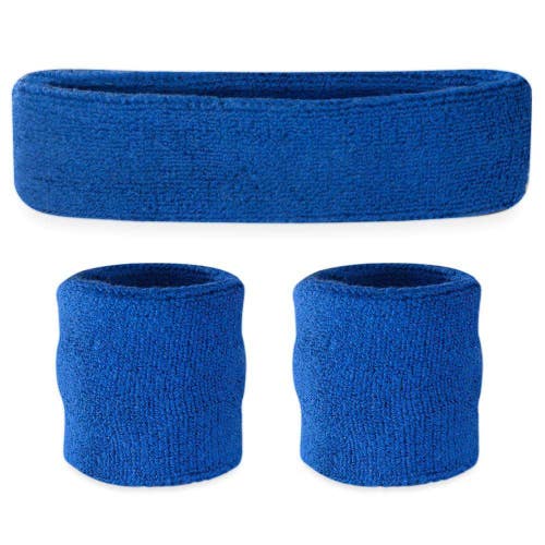New Kids Sweatband Set Blue 11735-95SKBSETS-BLU