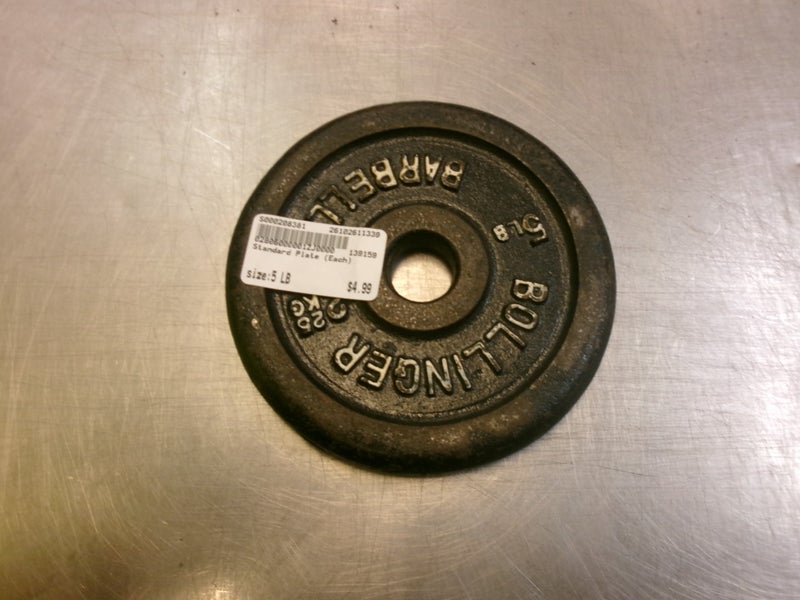 Used Standard Plate (Each) 5 lb 11339-S000208378