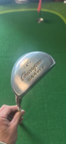 Men's Vintage Chicago 944 WS 3 Mallet 4 Degree Right Handed Putter Steel Shaft 35.5" (Used)