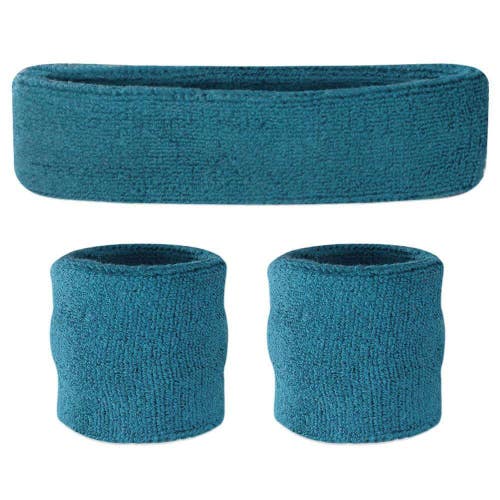 New Sweatband Set Teal 11735-95SSBSETS-TEA