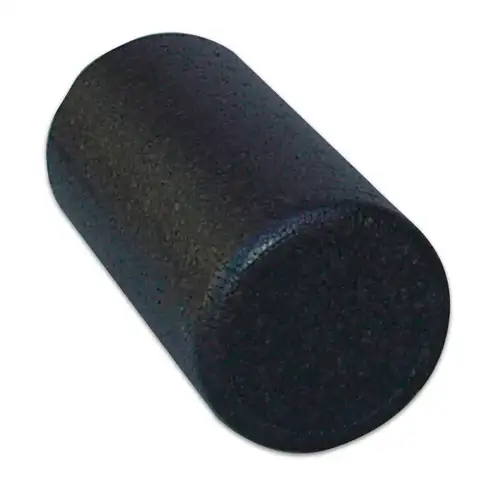 New BodySport 6" x 12" Foam Roller Round High Density Black (BLK) 11735-BSPPED100612