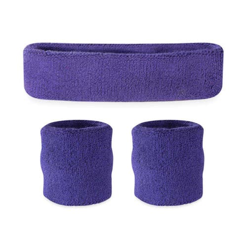 New Kids Sweatband Set Purple 11735-95SKBSETS-PUR