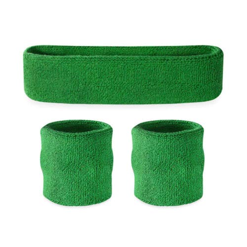 New Kids Sweatband Set Green 11735-95SKBSETS-GRE