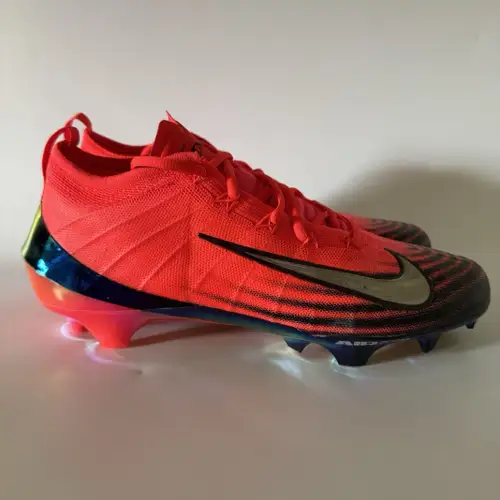 Nike Vapor Elite 1 Football Cleats 11.5 Crimson Orange Black HF1099-600 New