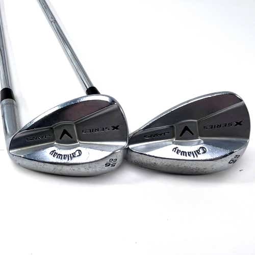 Callaway X Series Jaws Chrome Wedge Set 56* 12 60* 8 X Series Wedge RH